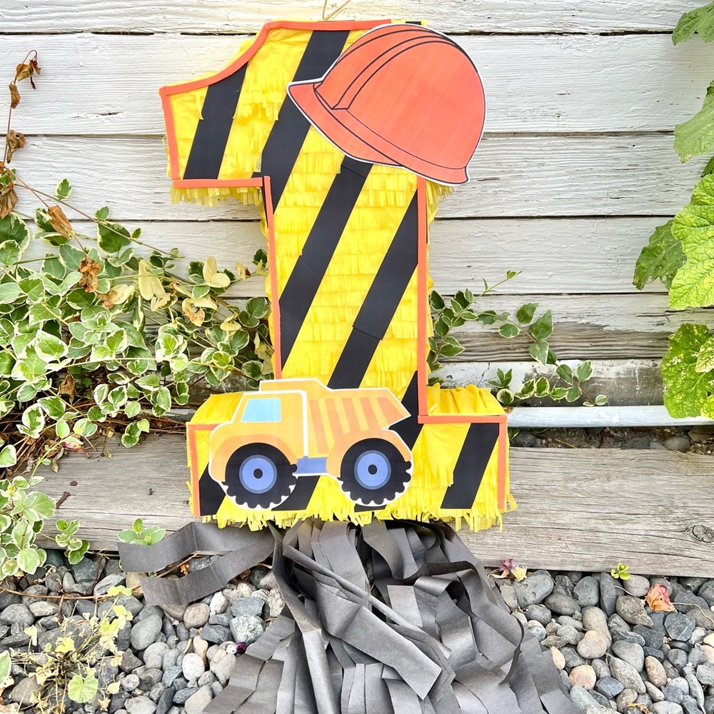 Construction Number One Piñata